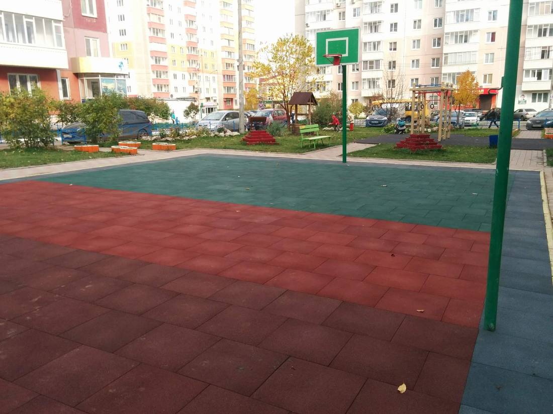 плитка резиновая