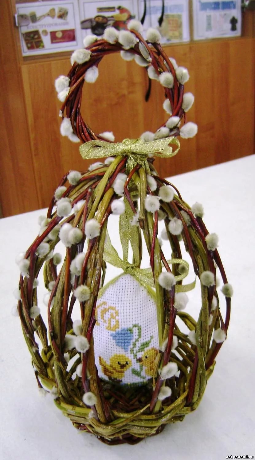 украшения из вербы